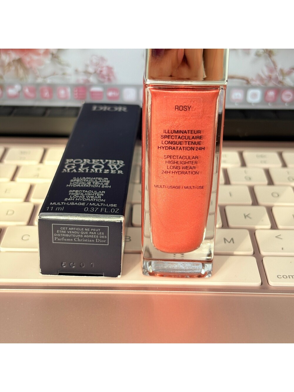 Dior Forever Glow Liquid Highlighter - Rosy - Picture 2 of 2